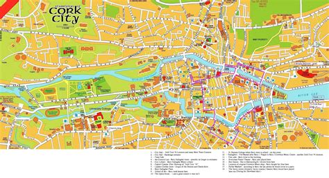 street map of cork city.